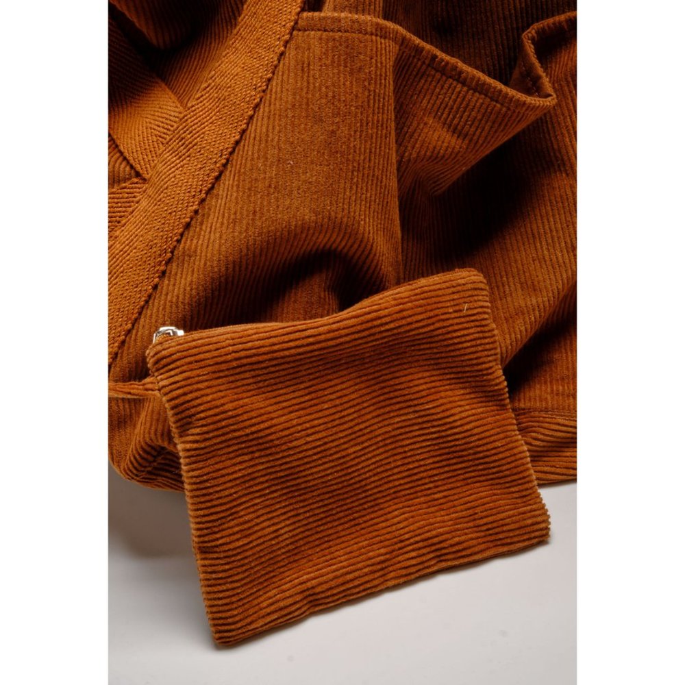 FREE PEOPLE Mega Cord Tote / Bronze - Picture 6 of 14